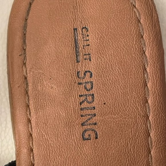 SPRING Black Beaded Sandles/Flats Size 9 - Picture 2 of 4